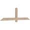 Ekena Millwork Eugene Smooth Timber Gable Bracket, Douglas Fir, 60"W x 17"H x 1 1/2"D x 3 1/2"F, 7/12 Pitch GBW060X17X0204EUG00SDF - alternate 2